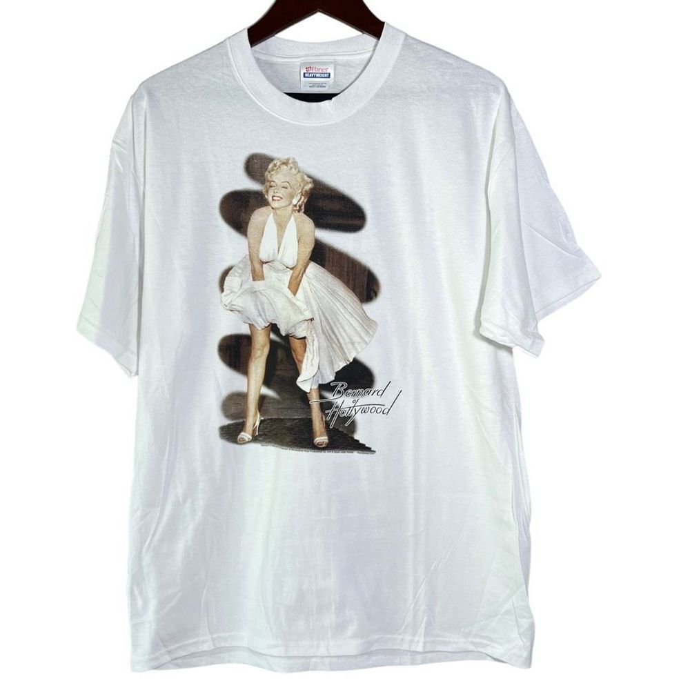 Vintage Deadstock 90s/Y2K Marilyn Monroe Bernard Of Hollywood Band T-shirt Mens